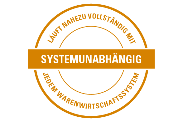 Icon mit Schriftzug systemunabhängig